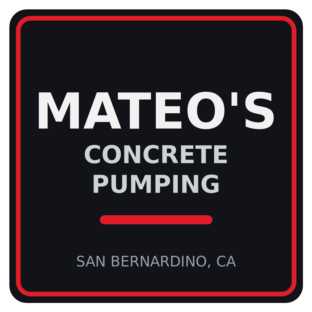 Mateo's Concrete Pumping
